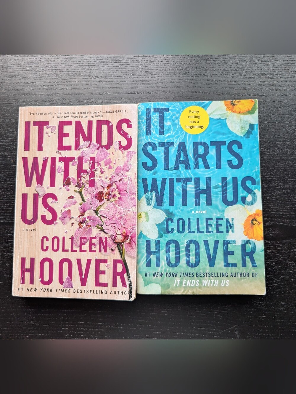 Both It Starts With Us and It Ends With Us Books by Colleen Hoover